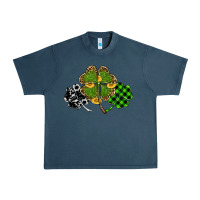 Midnight Navy st patricks day shamrock gold Urban Heavy Tee - RanaPortraitStore
