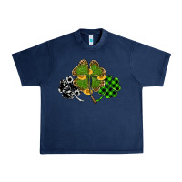 Navy st patricks day shamrock gold Urban Heavy Tee - RanaPortraitStore