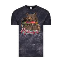 Cloud Black Mother's Day Mama Bear Hunting Fish Vintage Tee - RanaPortraitStore