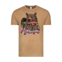 Vintage Camel Mother's Day Mama Bear Hunting Fish Vintage Tee - RanaPortraitStore