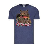 Vintage Denim Mother's Day Mama Bear Hunting Fish Vintage Tee - RanaPortraitStore