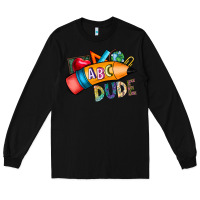 Black dude Long Sleeve Tee - CowhideDigitalArt