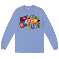 Colony Blue dude Long Sleeve Tee - CowhideDigitalArt