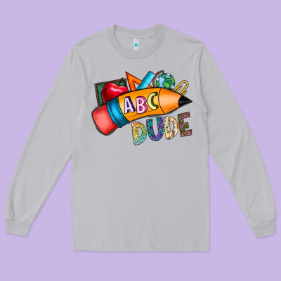 Dude Long Sleeve Tee Designed By Cowhidedigitalart