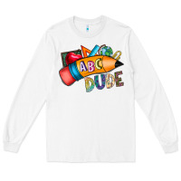 White dude Long Sleeve Tee - CowhideDigitalArt