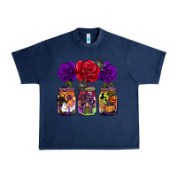 Navy halloween jars rose Urban Heavy Tee - BarkalooDesign