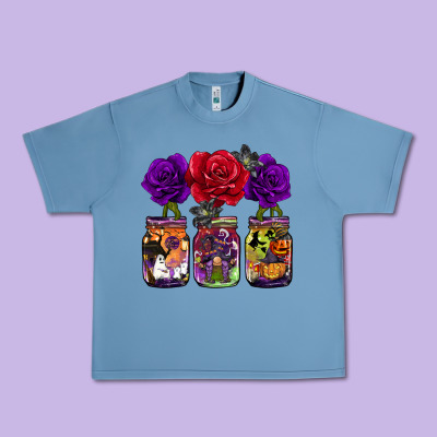 Halloween Jars Rose Urban Heavy Tee Designed By Barkaloodesign