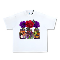 White halloween jars rose Urban Heavy Tee - BarkalooDesign