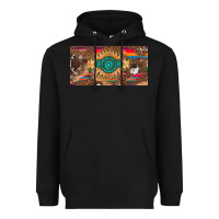 Black western gemstone and leopard with serape licanse plate Heavyweight Hoodie - Artiststas