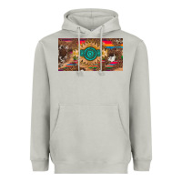 Moon Dust western gemstone and leopard with serape licanse plate Heavyweight Hoodie - Artiststas