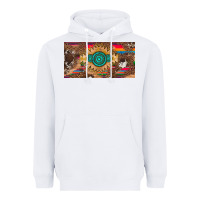 White western gemstone and leopard with serape licanse plate Heavyweight Hoodie - Artiststas