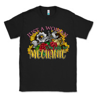 Black just a woman who loves her mechanic Classic Tee - SublimationCraftShop