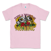 Bubblegum Pink just a woman who loves her mechanic Classic Tee - SublimationCraftShop