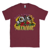 Burgundy just a woman who loves her mechanic Classic Tee - SublimationCraftShop