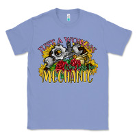 Colony Blue just a woman who loves her mechanic Classic Tee - SublimationCraftShop
