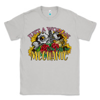 Moon Dust just a woman who loves her mechanic Classic Tee - SublimationCraftShop
