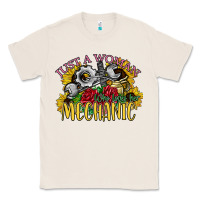 Natural just a woman who loves her mechanic Classic Tee - SublimationCraftShop