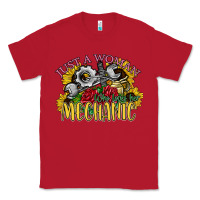 Red just a woman who loves her mechanic Classic Tee - SublimationCraftShop