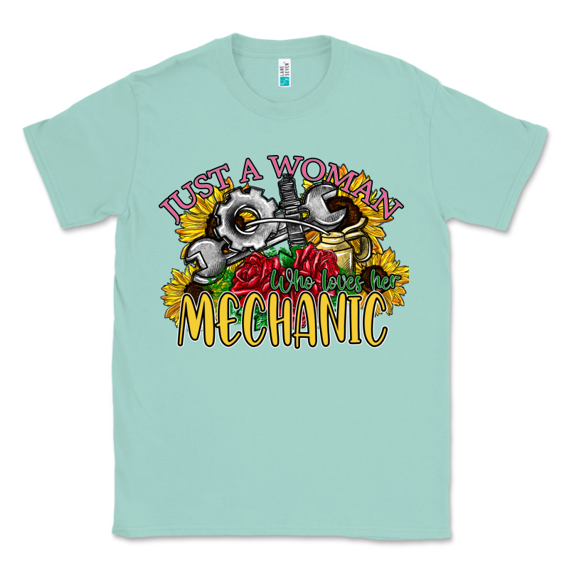 Just A Woman Who Loves Her Mechanic Classic Tee by SublimationCraftShop | Teevron