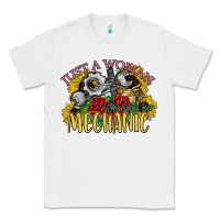 White just a woman who loves her mechanic Classic Tee - SublimationCraftShop