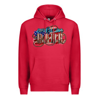 Cardinal American babe Premium Hoodie - NancyCooperArtShop