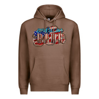 Chestnut American babe Premium Hoodie - NancyCooperArtShop