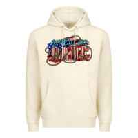 Sandshell American babe Premium Hoodie - NancyCooperArtShop