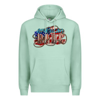 Seafoam American babe Premium Hoodie - NancyCooperArtShop