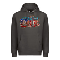 Smoke American babe Premium Hoodie - NancyCooperArtShop