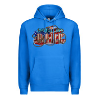 True Royal American babe Premium Hoodie - NancyCooperArtShop
