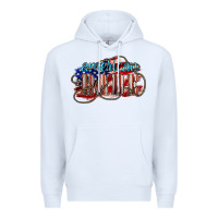 White American babe Premium Hoodie - NancyCooperArtShop