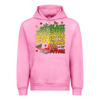 Fuchsia Pink title black history celebration Urban Hoodie - LillyAllenDesigns
