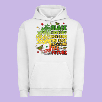 Title Black History Celebration Urban Hoodie Designed By Lillyallendesigns