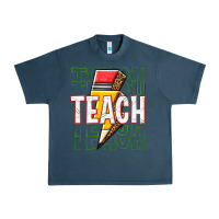 Midnight Navy teach Urban Heavy Tee - texasbilliewilder