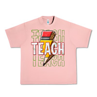 Salmon teach Urban Heavy Tee - texasbilliewilder