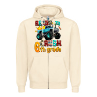Sandshell ready to school crush 6th grade Zipper Hoodie - AdoDesignShop