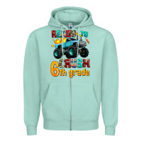 Seafoam ready to school crush 6th grade Zipper Hoodie - AdoDesignShop