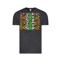 Vintage Black football brush strokes Vintage Tee - texasbilliewilder