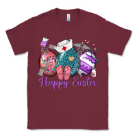 Burgundy happy easter eggs nurse n Classic Tee - Neo Western