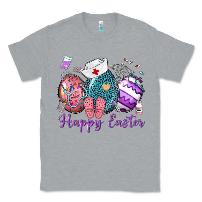 Happy Easter Eggs Nurse N Classic Tee by Neo Western | Teevron