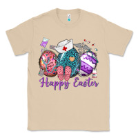 Mushroom happy easter eggs nurse n Classic Tee - Neo Western
