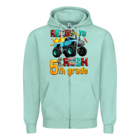 Seafoam ready to school crush 5th grade Zipper Hoodie - AdoDesignShop