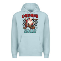Blue Mist dashing through the snow Premium Hoodie - MaliasSmallBusiness