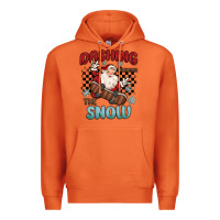Carrot dashing through the snow Premium Hoodie - MaliasSmallBusiness