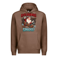Chestnut dashing through the snow Premium Hoodie - MaliasSmallBusiness