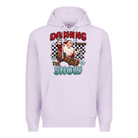 Lilac dashing through the snow Premium Hoodie - MaliasSmallBusiness