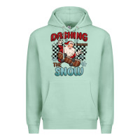 Seafoam dashing through the snow Premium Hoodie - MaliasSmallBusiness