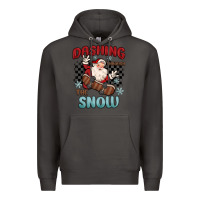 Smoke dashing through the snow Premium Hoodie - MaliasSmallBusiness