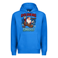 True Royal dashing through the snow Premium Hoodie - MaliasSmallBusiness