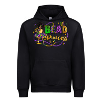 Black bead princess mardi gras Urban Hoodie - LillyAllenDesigns